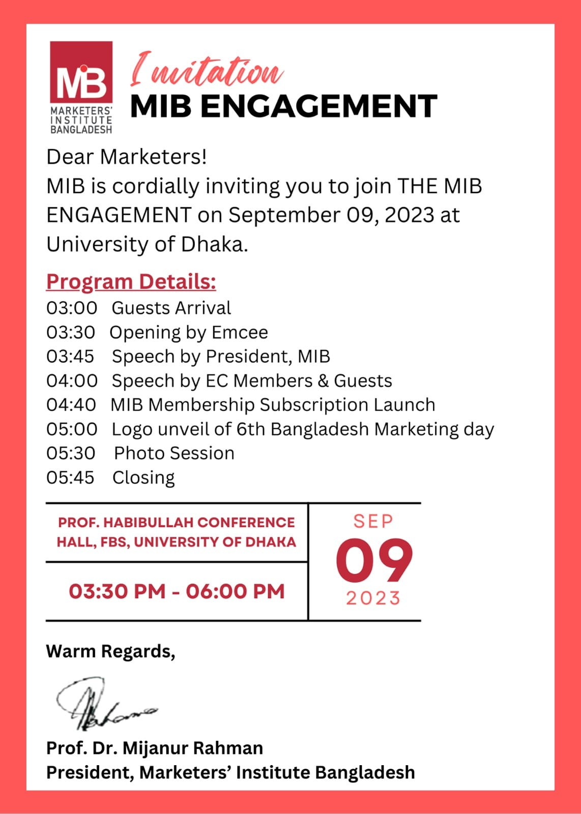MIB Engagement