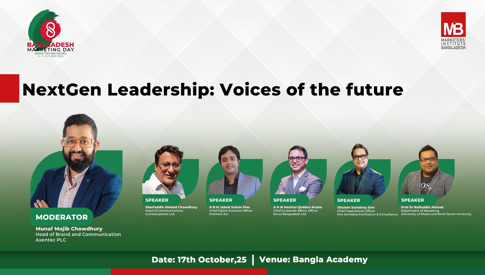 Panel 5:  NextGen Leadership: at 04:25 pm